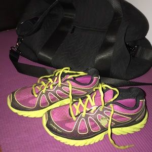 K Swiss 7.5 Women’s Magenta & Yellow Running Shoes